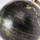 Decorative object Globe, Globe, with stand, H 31 cm, Paper, Iron powder coated, Polyresin mixed materials colour-mix 3