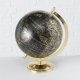 Decorative object Globe, Globe, with stand, H 31 cm, Paper, Iron powder coated, Polyresin mixed materials colour-mix 5