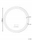 Lustro Beliani Lustro łazienkowe LED BROGNON 60 cm 60 cm Wbudowany głośnik Bluetooth Srebrny 3