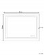 Lustro Beliani Lustro łazienkowe LED PRENOIS 80 cm 60 cm Srebrny 10