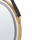 Lustro Beliani Lustro łazienkowe LED DAROIS 60 cm 60 cm Wbudowany głośnik Bluetooth Złoty 7