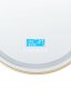 Lustro Beliani Lustro łazienkowe LED DAROIS 60 cm 60 cm Wbudowany głośnik Bluetooth Złoty 8