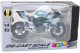 Motocykl Sportowy Metalowy Światła Dźwięki Srebrny 1:12 4