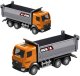 HUINA Wywrotka Metalowa Model Kolekcjonerski Huina Pomarańczowa 1:80 2