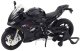 Motocykl Sportowy Metalowy Światła Dźwięki Czarny S1000 1:12 2