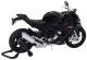 Motocykl Sportowy Metalowy Światła Dźwięki Czarny S1000 1:12 3