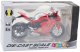Motocykl Sportowy Metalowy Światła Dźwięki Czerwony 1:12 3