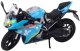 Motocykl Sportowy Metalowy Światła Dźwięki Niebieski 1:12 1