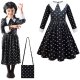 STRÓJ SUKIENKA DLA DZIECI WEDNESDAY ADDAMS MUNDUREK HALLOWEEN KARNAWAŁ 140 1
