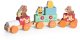 Drewniany pociąg z wagonami i figurkami MY WOOD FRIENDS Chicco 1