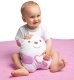 Pluszowy miś przytulanka z muzyką i podświetleniem różowy Chicco 4