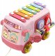 Interaktywny autobus sorter cymbałki grzechotki 4R 15
