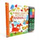 Książka aktywizująca do malowania stemplami stemple zwierzęta 6 farb K-1 12