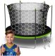 Trampolina ogrodowa 6ft/183cm z siatką wewnętrzną i drabinką Neo-Sport EDUKAMP 1