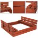 Springos Piaskownica zamykana 120x120 cm (SBP120SET02) 21
