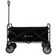 Wózek ogrodowy, turystyczny, plażowy składany 80 kg czarny UNIWERSALNY 1