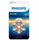 Philips 1x6 Zinc-Air PR41 / 312 Bateria do aparatów słuchowych 1