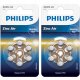 Philips 1x6 Zinc-Air PR41 / 312 Bateria do aparatów słuchowych 2