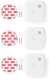 Nedis Czujnik dymu Nedis SmartLife WIFIDS21WT3 3szt. 2