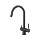 Bateria kuchenna Quadron Sink faucet with connection for water filter CAREN, 3623512_BLM, carbon black 1