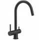 Bateria kuchenna Quadron Sink faucet with connection for water filter CAREN, 3623512_BLM, carbon black 2