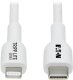 Kabel USB Tripp Lite Lightning - USB-C 1 m Biały (M102AB-01M-WH) 1