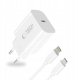 Ładowarka Tech-Protect TECH-PROTECT NC20W 1-PORT NETWORK CHARGER PD20W + LIGHTNING CABLE WHITE 2