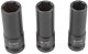 Zestaw nasadek udarowych cienkościennych 1/2" (6-kątnych) 3el. (17,19,21mm) 2