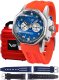 Zegarek męski Vostok Europe VK64-640A700SR czerwony 1