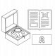 Smartwatch  męski Sekonda 30227 złoty bransoleta 1