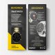 Smartwatch  męski Sekonda 30227 złoty bransoleta 7
