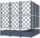 vidaXL Donice Ogrodowe Szare Plastikowe 120 x 120 x 125,5 cm 5