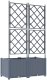 vidaXL Donice ogrodowe Jasnoszary Plastik 80 x 40 x 143 cm 6