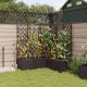 vidaXL Donice ogrodowe Brązowy Plastikowy 120 x 120 x 143 cm 3
