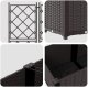 vidaXL Donice ogrodowe Brązowy Plastikowy 120 x 120 x 143 cm 6