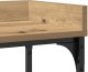vidaXL Stół konsolowy Dąb rzemieślniczy Drewno i metal Średni 5