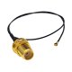 Konektor antenowy 20cm uFL IPEX to SMA 1