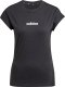 Koszulka damska adidas Essentials Linear Cotton czarna JC8238 2XL 1
