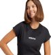 Koszulka damska adidas Essentials Linear Cotton czarna JC8238 2XL 4