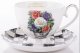 Filiżanka porcelana Z Podstawką Zestaw 2+2 ozdoba w Kartoniku na Prezent 9