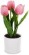 Elegancka Roślina Dekoracyjna Led w Doniczce Dekoracja do Wnętrz  30cm x 10cm x 10cm 2