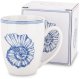 Kubek porcelanowy z motywem Muszli w Kartoniku 1