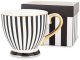 Elegancki Kubek z Porcelany czarno-biały w Kartoniku na Prezent 1