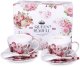 Gustowny komplet dwóch filiżanek z podstawkami w Kartoniku 1