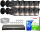 Zestaw do monitoringu 10x IPCAM-B4-30DL DS-7616NXI-K2/16P(D) Black 4Mpx Hybrid Light 20m/30m MD 2.0 HiLook Hikvision 1