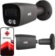 Kamera tubowa IP KEEYO LV-V-IP8M25TF-DL-G 8Mpx, hybrydowe doświetlenie IR/LED 1