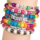 SHIMMER N SPARKLE ABC FASHION BEAD BRACELETS 1