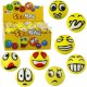 LeanToys Piłka Do Odbijania Ugniatania Piankowa Piłeczka Emotikona 6cm 1