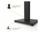 KANTO AUDIO 28" UNIVERSAL BOOKSHELF SPEAKER FLOOR STAND - Juodas (PAIR) 3