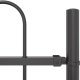 vidaXL Ogrodzenie do ogrodu Zestaw 9 Szary Stal 170 x 3.4 x 110 cm 6